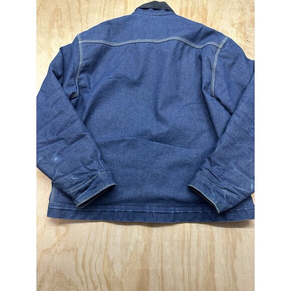 VTG 70’s Men’s OshKosh B’Gosh Denim Detroit Barn Jacket Size 50L (XL) USA Bomber - Picture 8 of 12